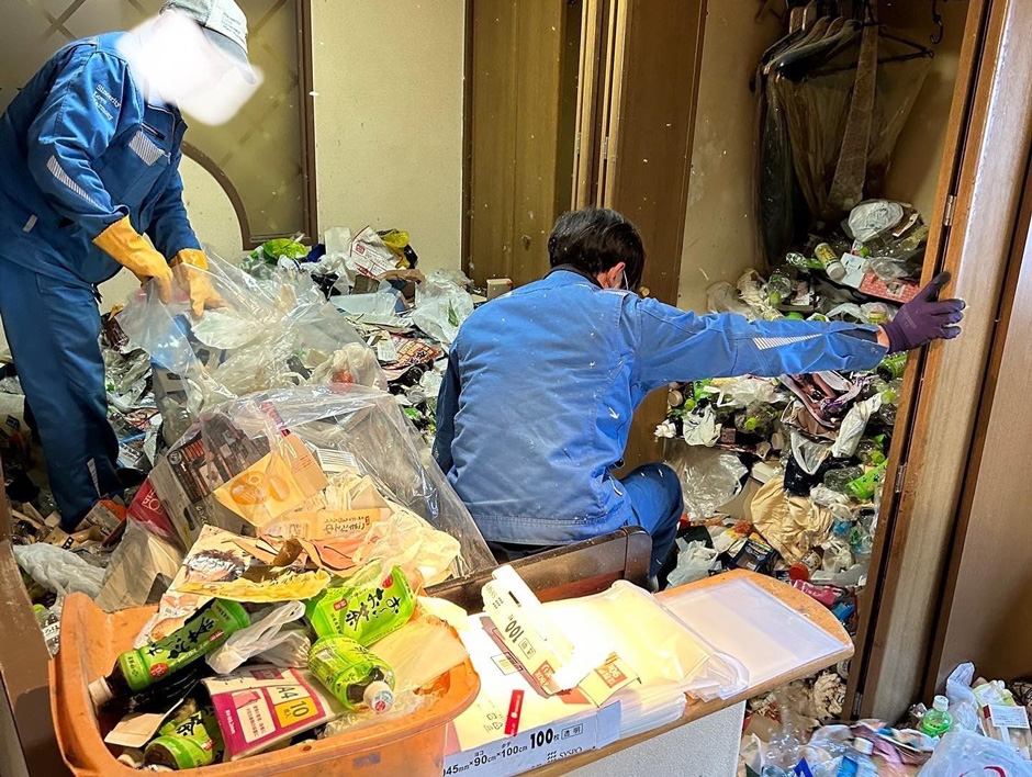 ゴミ屋敷の片付け