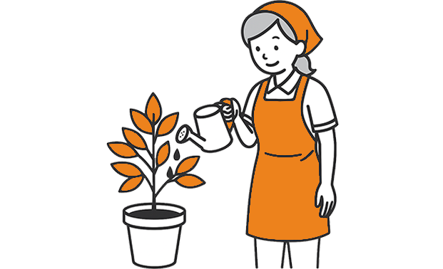 植物の水やり