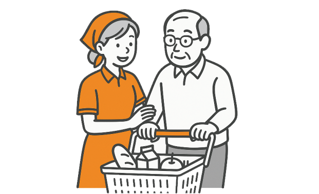 買い物の同行
